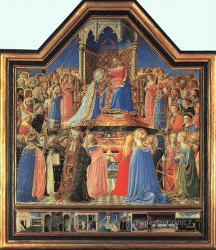  angel - Coronación De La Virgen Renacimiento Fra Angelico